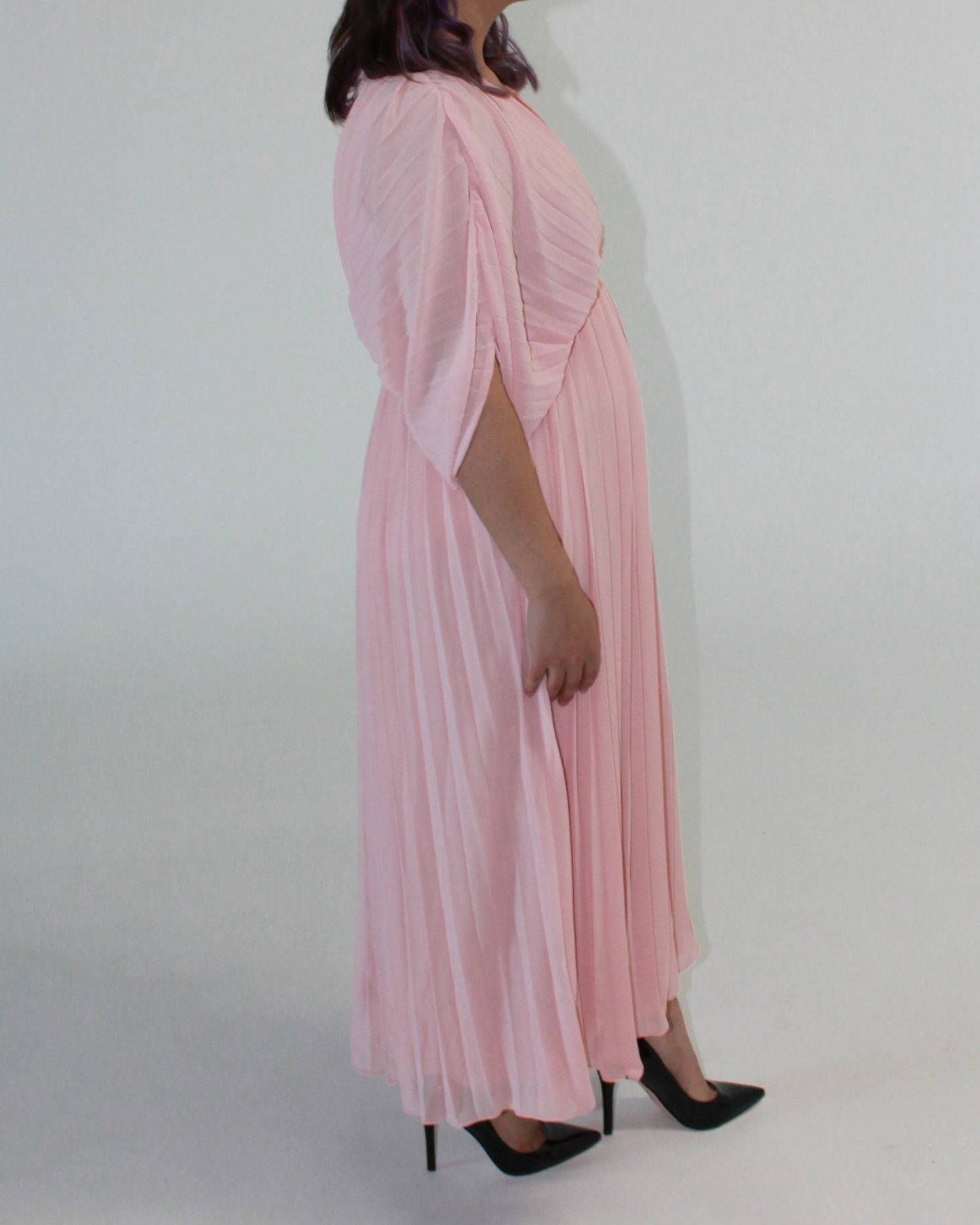 Chloe Chiffon Pleated Dress