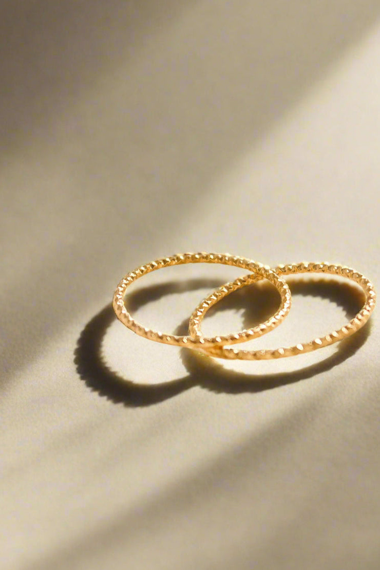 Miley 18K Non-Tarnish Minimalist Thin Ring