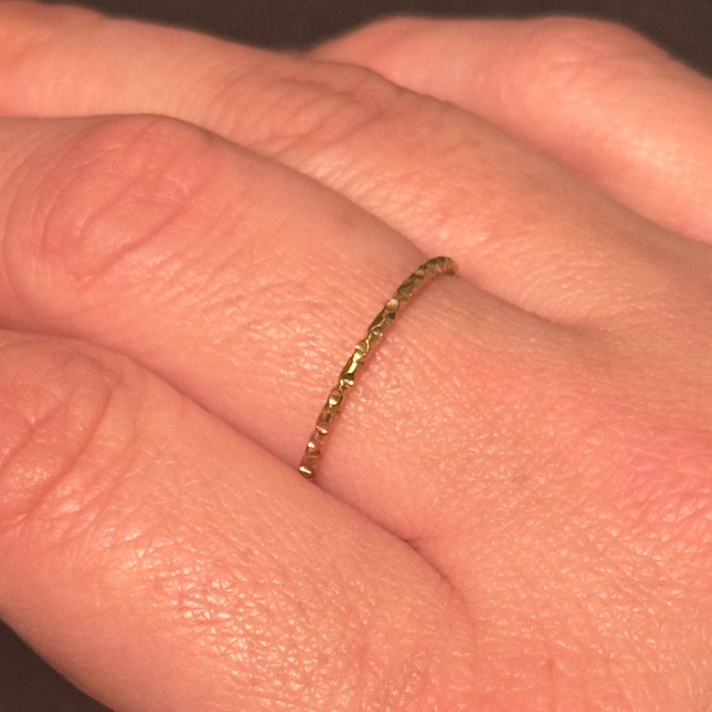 Miley 18K Non-Tarnish Minimalist Thin Ring